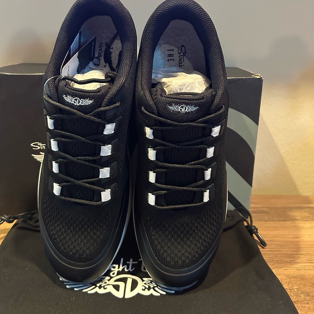 Straight Down Men’s The Mojave Golf Shoes-Nylon-Black-Various Sizes NIB⛳️ - Picture 11 of 12